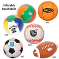 Inflatable Ball Group-Beach Ball, Football, Baseball, Basketball, Soccer